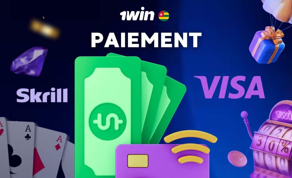 Méthodes de paiement dans l’application mobile 1Win Togo